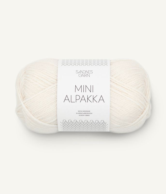 Mini Alpakka 1001 True White